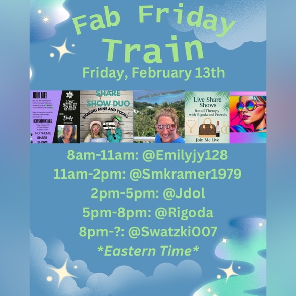 💜FRIDAY, FEB. 13th, 8am-11am EASTERN, I am going LIVE with a SHARE SHOW!💜 - Picture 2 of 13